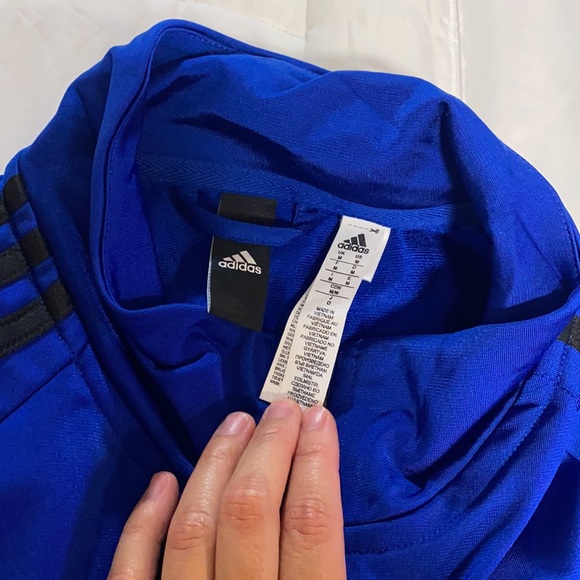 Blue adidas track jacket - Picture 2 of 3